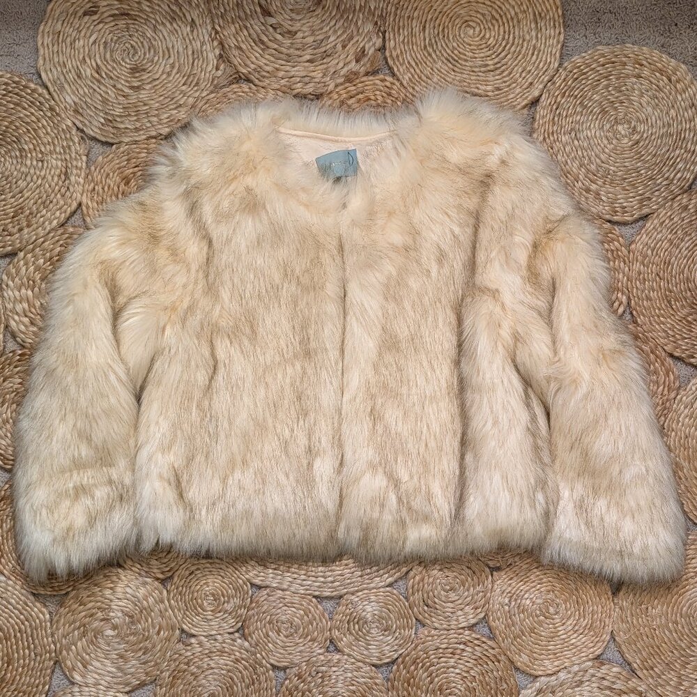 Skies Are Blue Faux Fur NWT